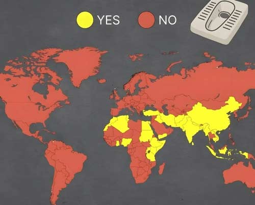 دستشویی سنتی آسیایی