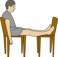 ورزش عضلات همسترینگ در حالت نشسته بر روی صندلی